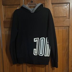 Jordan Black and Gray Hoodie